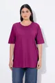 Produktbild: Ulla Popken T-Shirt bis 72 Basic T-Shirt Oberteil Regular Fit Halbarm