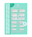 Produktbild: essence what the fake! PRESS-ON NAILS manicure set - bare white Nagelpflegeset 28 Stk Nr. 04 - Bare White