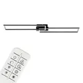 Produktbild: Deckenlampe LED Deckenleuchte Dimmbar Fernbedienung CCT Timer 40W Schwarz
