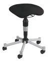 Produktbild: TOPSTAR Wellnessstuhl/Hocker Balance 20 Stoff schwarz