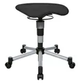 Produktbild: Drehhocker Body Balance 20 Hocker schwarz Arbeitshocker BAL27 Topstar