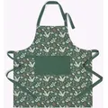 Produktbild: Homescapes Weihnachtsschürze Weihnachtlicher Wald, Grün