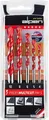 Produktbild: ALPEN 92290 Multicut Universal Bohrer-Satz 5-teilig 4-5-6-8-10 mm