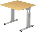 Produktbild: HAMMERBACHER höhenverstellbarer Schreibtisch VOS08/6/S buche