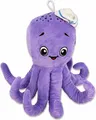 Produktbild: Oktopus Kuscheltier lila mit Matrosenmütze - ca. 30 cm