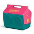 Produktbild: Igloo KoolTunes Playmate Kühlbox mit Bluetooth‑Lautsprechern – Tragbare Retro‑Kühlbox für Strand, Camping, Picknick & Outdoor – Robuste 13‑Liter Cooler‑Box mit Musikfunktion