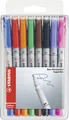 Produktbild: STABILO Nonpermanent-Marker OHPen universal, 8er Etui