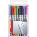 Produktbild: Folienstift - STABILO OHPen universal - wasserlöslich fein - 8er Pack - mit 8