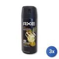 Produktbild: Axe Deodorant Spray 150 Ml 3er Set Gold Import Multicolore