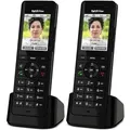 Produktbild: 2er Pack FRITZ!Fon X6 Schwarz Schnurloses Telefon mit Farbdisplay