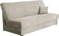 Produktbild: MIRJAN24 Schlafsofa Adela Mini Cord, Couch mit Schlaffunktion und Bettkasten, 3 Sitzer Aufklappbar Sofa (Farbe: Poso 01)