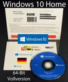 Produktbild: Microsoft Windows 10 Home Vollversion SB 64-Bit Hologramm-DVD Deutsch OVP NEU
