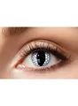 Produktbild: Maskworld Weißer Drache Kontaktlinsen/Monatslinsen - Motivlinsen ohne Sehstärke - Unisex - Erwachsene - ideal für Halloween, Karneval, Motto-Party & Fantasy-Fans