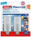 Produktbild: tesa Powerstrips Haken LARGE Trend chrom 2 Haken
