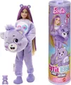 Produktbild: Mattel Barbie-Puppe der Cutie Reveal Glücksbärchi-Reihe mit Accessoires und Teile-gern-Bärchi-Kostüm, 10 Überraschungen