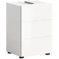 Produktbild: xonox.home Waschbeckenunterschrank Weiß Hochglanz Siphonausschnitt Melamin Modern 38x56x34 cm weiß