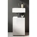 Produktbild: xonox.home Waschbeckenunterschrank Waschbeckenunterschrank Vira, weiß Hochglanz, 38 cm x 56 cm x 34 cm