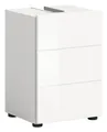 Produktbild: xonox.home Waschbeckenunterschrank in Weiß Hochglanz - 38x56x34cm (BxHxT)