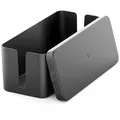 Produktbild: Kabelbox Organizer Box 327x135x125mm Kabelmanager Kabel Box Stecker Aufbewahrung