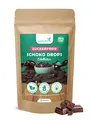Produktbild: Simply Keto Lower Carb* Schokodrops Zuckerfrei (200g) - Edelbitter Schoko Drops zum Naschen oder Backen - Vegan & gesüßt mit Erythrit statt Zucker - Ideal für Low-Carb & Ketogene Ernährung