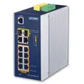 Produktbild: PLANET IGS-5225-8P2T2S, Managed, L2+, Gigabit Ethernet (10/100/1000), Vollduplex, Power over Ethernet (PoE), Wandmontage