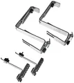 Produktbild: POETIC/EMSA - VARIO COMFORT Blumenkastenhalter - Universell einsetzbar - Für Geländerbreiten von 4 - 12 cm - Farbe Aluminium - Tragkraft 50kg