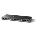 Produktbild: TP-Link TL-SG116P 16-Port Gigabit Desktop Switch 16 PoE+ RJ45 lüfterlos BRANDNEU
