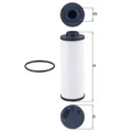 Produktbild: KNECHT Hydraulikfilter, Automatikgetriebe HX186D für AUDI A4/A5/A6/A7/Q5;PORSCHE