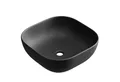 Produktbild: Planetmöbel Aufsatzwaschbecken Aufsatzwaschbecken 42 cm schwarz matt