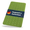 Produktbild: RIDDER – Badewanneneinlage Playa 38x80cm, lindgrün, 100% TPE | Made in Germany Badewannenmatte aus hautfreundlichem TPE. Maschinenfeste Antirutschmatte mit Saugnäpfen & Ablauföffnungen