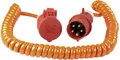 Produktbild: AS Schwabe 70416 Strom Verlängerungskabel 16A Orange, Rot 5.00m H07BQ-F 5G 1,5mm² Spiralkabel