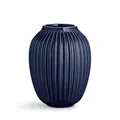 Produktbild: Kähler Vase H25.5 cm Hammershøi dänisches Design für Blumen Handarbeit, blau
