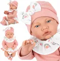 Produktbild: Interaktive Babypuppe Lili 41 cm – realistischer Babylook mit Geräuschen und Zubehör
