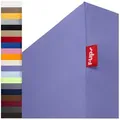 Produktbild: r-up Spannbettlaken Beste 90x200 bis 220x240cm erhältlich! 230 g/m2, Baumwolle, Gummizug: fest eingenähtes dauerelastisches Rundumgummi, (1 Stück), (140x200-160x220, 15-35cm Matratzenhöhe, lila) lila 160 cm x 200 cm