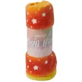 Produktbild: LUMALAND Kuscheldecke für Kinder - 100 x 150 cm - Orange Star