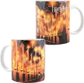 Produktbild: Harry Potter - Hogwarts große Halle Tasse Kaffeetasse aus Keramik Schwarz Orange