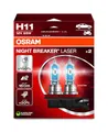 Produktbild: Osram NIGHT BREAKER LASER H11, +150% mehr Helligkeit, Halogen-Scheinwerferlampe, 64211NL-2HB, 12V PKW, Hängebox (2 Lampen)