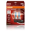 Produktbild: OSRAM NIGHT BREAKER® LASER H11 NEXT GENERATION HALOGEN SCHEINWERFERLAMPE 12V