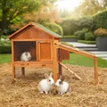Produktbild: Hasenstall Kaninchenstall Kleintierstall Hasen Kaninchen Käfig Hasenkäfig Holz
