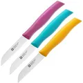 Produktbild: Zwilling Gemüsemesser Twin Grip 38099-000, 8 cm Edelstahlklinge, Kunststoffgriff, 3 Stück