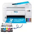 Produktbild: 30€ Cashback sichern* - 3 Jahre erweiterbare Garantie gratis nach Registrierung* Epson EcoTank ET-4856 A4-Tintentank-Multifunktionsdrucker C11CJ60407