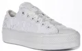Produktbild: Converse A15005C CT Wie Ox Gehäkelt Star Schnürer Damen Trainer Weiß EU 36-41