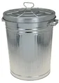 Produktbild: DRULINE XXL Mülltonne Abfalleimer Zink 41 cm x 52 cm 55 l