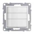 Produktbild: LEGRAND, SEANO 2-Leiter-Bewegungsmelder-Einsatz inkl. Abdeckung, 180° Erfassungsbereich, mit Handbetätigung, 100 W, 5–20m, Farbe: Ultraweiß, 765604