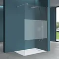 Produktbild: Mai & Mai Duschwand für Dusche Duschabtrennung 100x200cm Walk-In Dusche ESG-Sicherheitsglas 8mm NANO Glas BRAM3 Bremen1MS