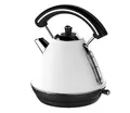 Produktbild: Wasserkocher Retro Wasserkessel 1,7 Liter Aut. Abschaltung weiß schwarz