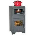 Produktbild: Eek  Kaminofen Mit Backfach Und Herdplatte Ever 2 Holzofen 7,85 Kw Kamin Ofen Holz Werkstattofen Hüttenofen Heizofen