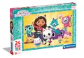 Produktbild: Clementoni DreamWorks Gabby's Dollhouse - Puzzle mit 24 Maxi-Teilen für Kinder ab 3 Jahren, Buntes Kinderpuzzle mit besonderer Leuchtkraft, 28521 von Clementoni
