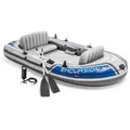 Produktbild: Intex Schlauchboot Excursion 4 Set inkl. Paddel & Pumpe, bis 500kg, 315x165x43cm