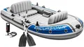 Produktbild: Intex Schlauchboot Excursion 4 Ruderboot Angelboot + Pumpe Paddel 315 x 165 x 43